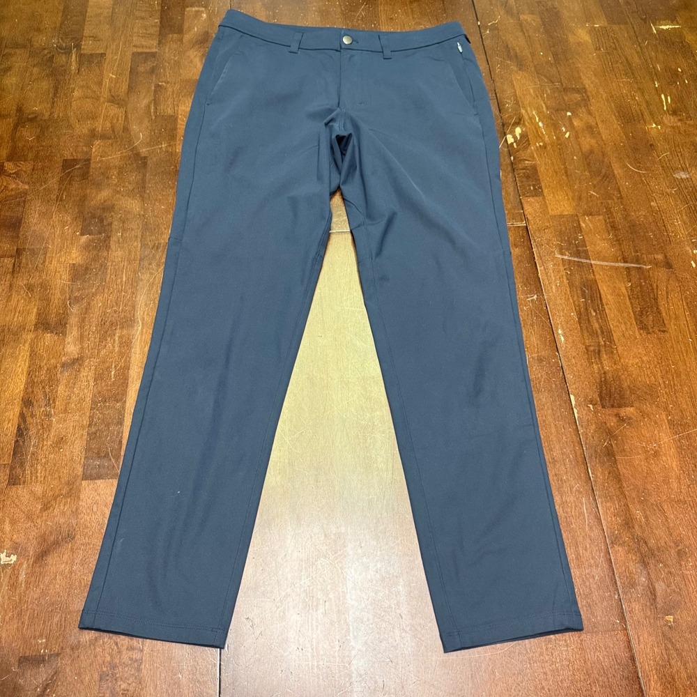 Lululemon Commission ABC Pant Men 33x31 Blue Slim Fit Warpstreme Trousers